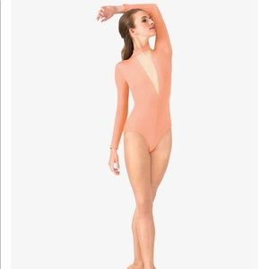 Mariia "Ilona" Deep V Mesh Long Sleeve